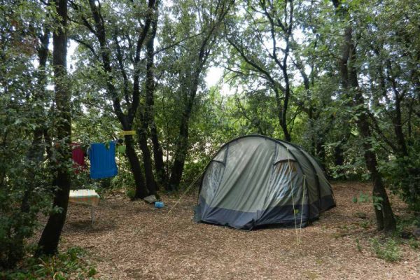 emplacement ombre 600x400 - Camping in France with own tent or caravan | Photo gallery