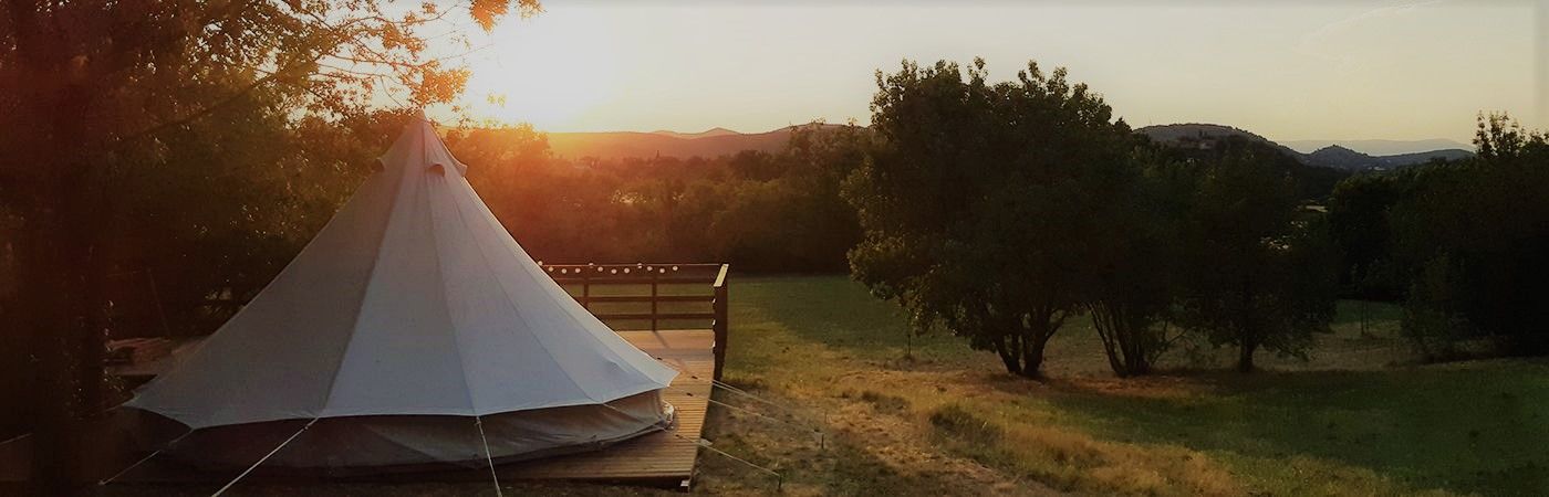 tipi camping ferme gard - Glamping Frankrijk | Luxe glamping in Zuid-Frankrijk &ndash; Mas Cauvy