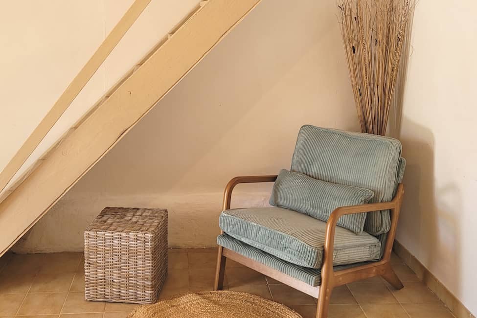 fauteuil chambre hote cevennes - Gastenkamer met buitenruimte in de Cevennen -Les Cigales | Mas Cauvy